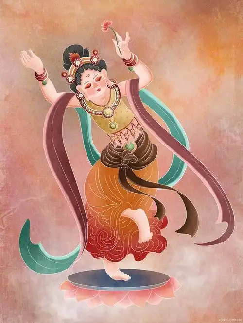 敦煌壁画"飞天",大唐扎根深受赞叹,本是印度神邸却视若无睹