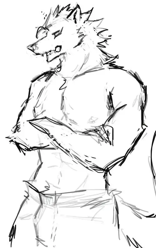 第一次尝试画兽人