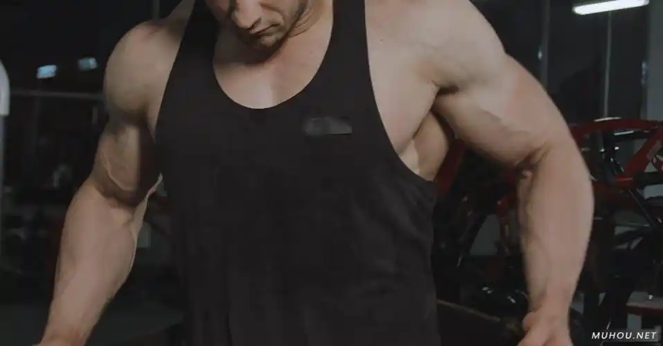 缩略图私人教练健身房健美运动员上半身肌肉免版权4k视频下载