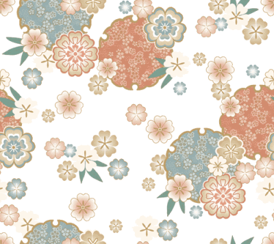 日式和风 平铺素材