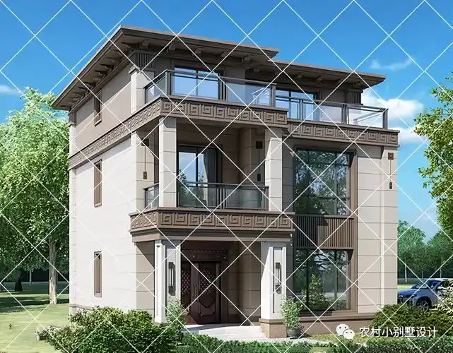 2021新款三层农村自建房设计图纸大全,海量自建房设计图任选