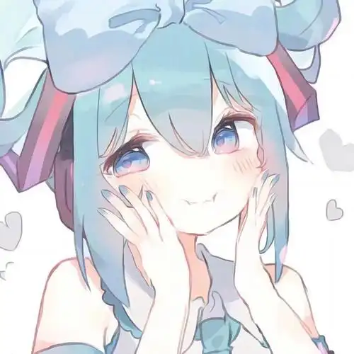 初音未来的头像,好看点个三连吧!