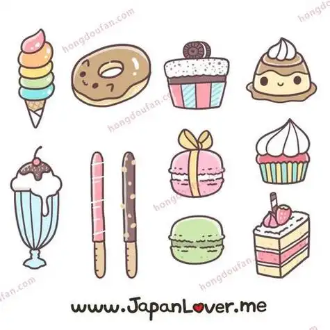 100种简笔画画零食100种简笔画和饮料100种简笔画可爱零食简笔画甜品