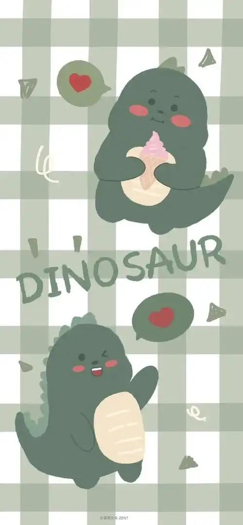 可爱卡通小恐龙壁纸