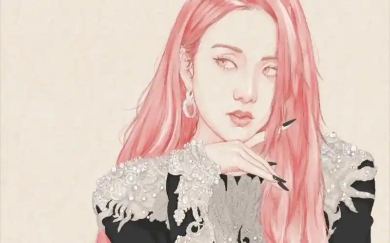 板绘是jisoo呀板绘过程图分享