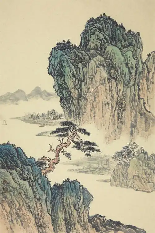 秋山赋25-国画-宋丹青-70*46.5-淘艺宝