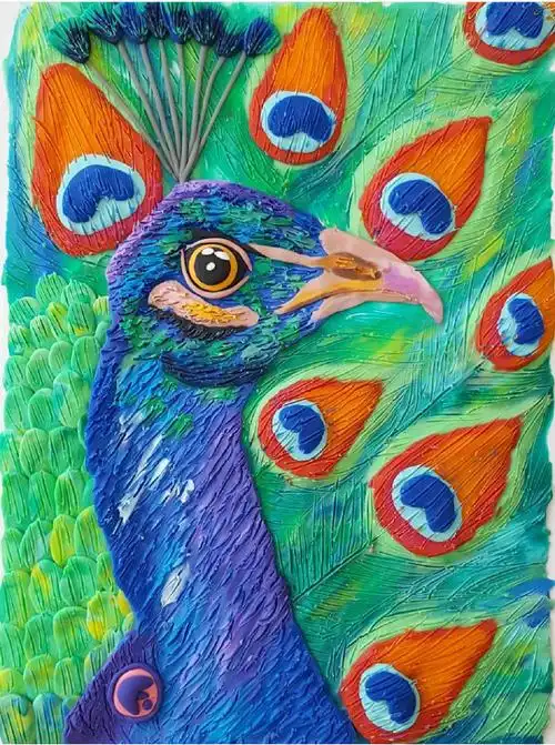 作品,这色彩搭配绝了[牛牛哒]#遇见艺术##环创#创意儿童画分享超话