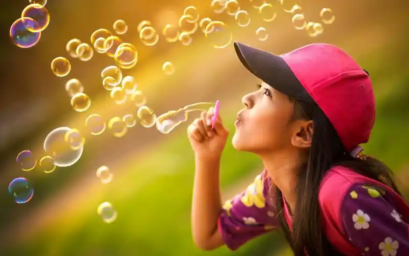 吹泡泡的女孩图片美女时尚女孩女孩泡泡吹泡泡