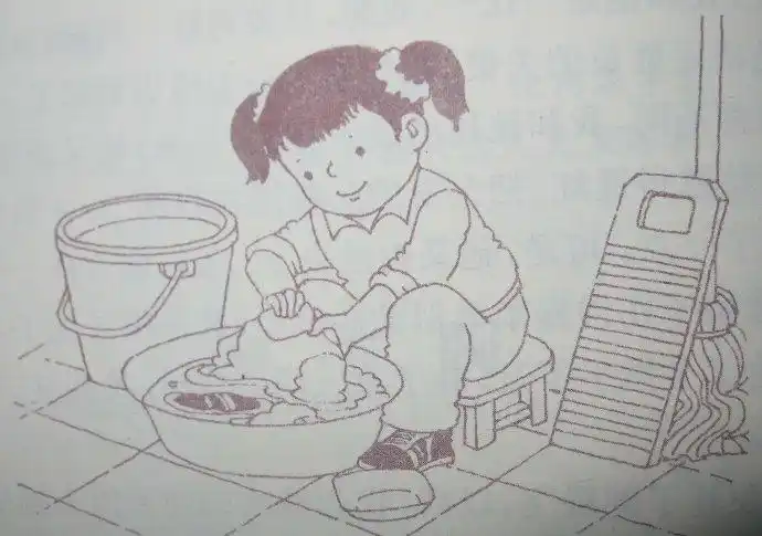 篇二:洗衣服(看图作文)