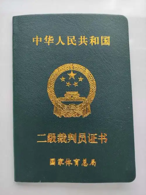 裁判员技术等级认证(二级)