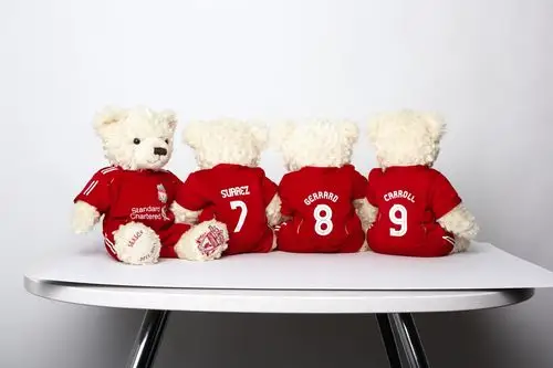 求一张利物浦的壁纸,样子是4只小熊,一只正面,三只背面,球衣分别是789