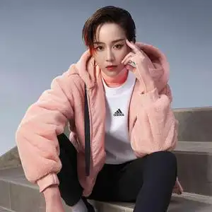 官方adidas阿迪新款女子张钧甯同款运动休闲夹克连帽外舰旗店官网
