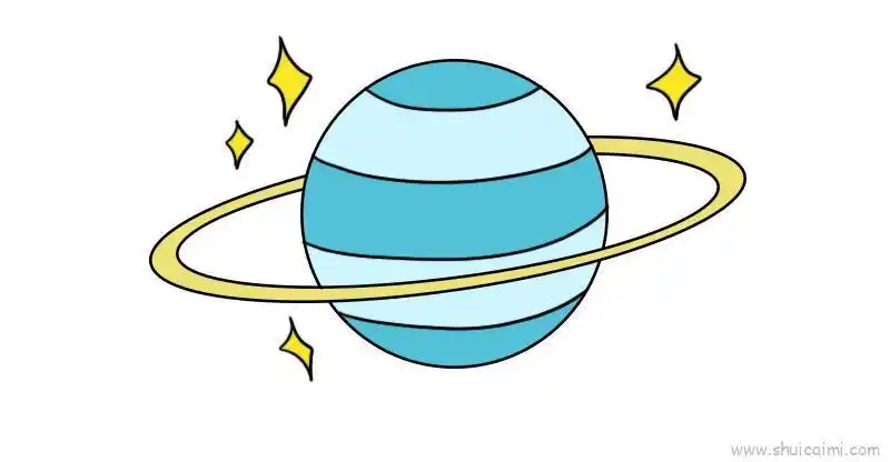 怎么画八大行星简笔画画法九大行星的简笔画星球简笔画星球怎么画com