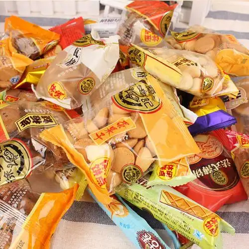 徐福记散装糕点饼干零食混合装小丸煎饼卷心酥米格玛法式薄饼岩板烧