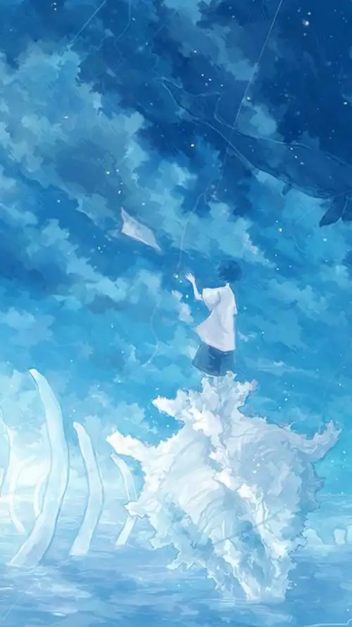 二次元girl壁纸萌插画背景治愈o