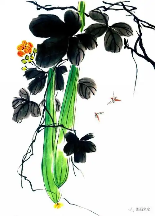 书画联盟丨几种瓜果蔬菜的画法