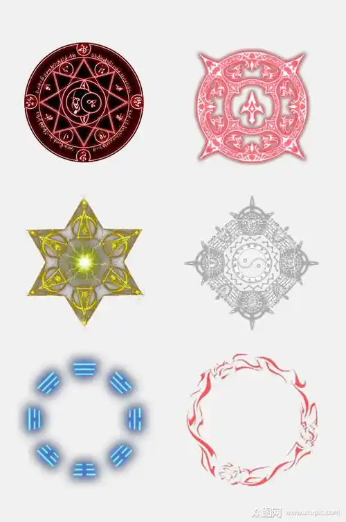 魔法阵塔罗牌变形魔法阵设计元素7