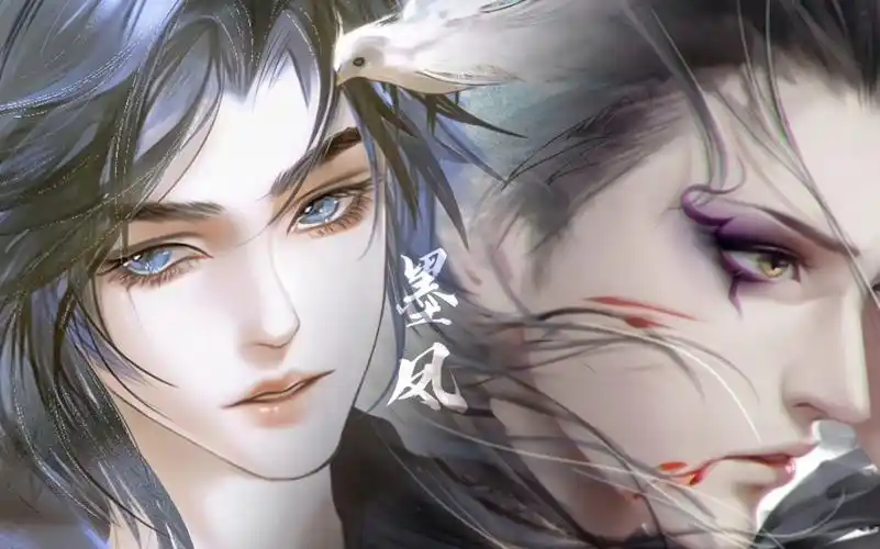 【墨鸦x白凤】"小子,快飞吧" 天空红云翻滚,他成了那只浴火重生的凤凰