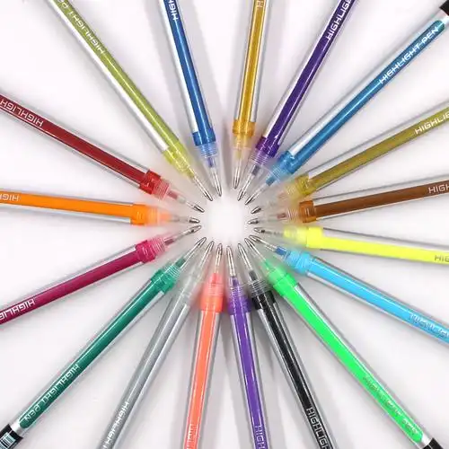 最炫12色闪光色高光手帐笔hg612012