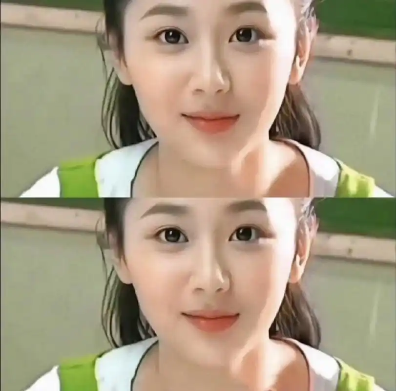 杨紫早期的样子,颜值巅峰过.