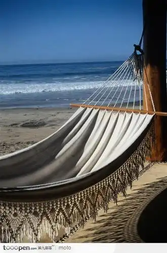 海边休闲吊床