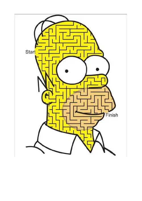 儿童早教专注力训练黑白明星迷宫大冒险训练打印版