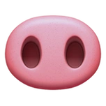 下载猪鼻子的emoji表情大图