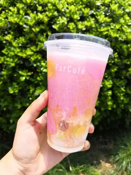 浓浓的水蜜桃味99加入牛奶冰冰凉凉好舒服90