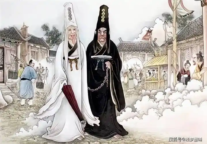 "黑白无常"生前是什么人?