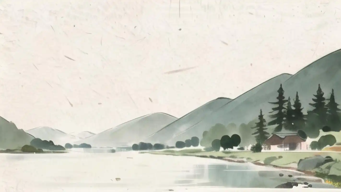 古风ppt背景图,山水间梦境🏞️