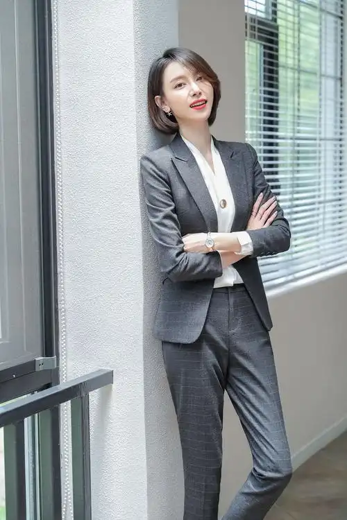 职业装女秋季裙套装高档酒店销售经理白领女式商务西装订制工作服