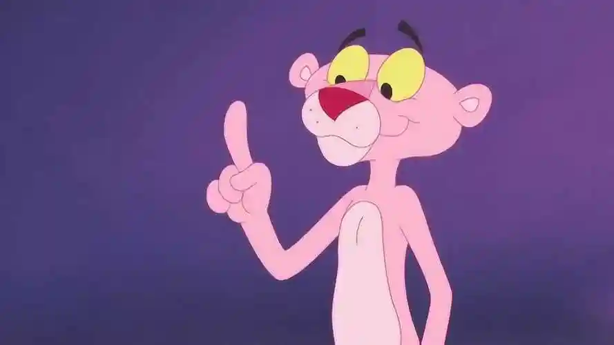 粉红豹和小白同时掉进湖里,粉红豹用音叉救了小白太体贴了