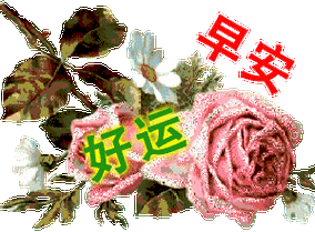 原创早安问候语动态表情图片清晨祝福朋友一天好心情