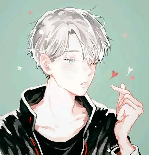 qq男生头像比心