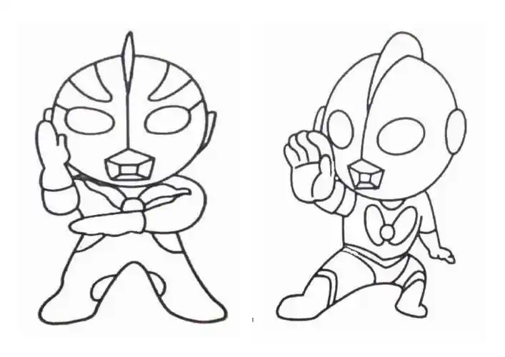 奥特曼填色图_第1页