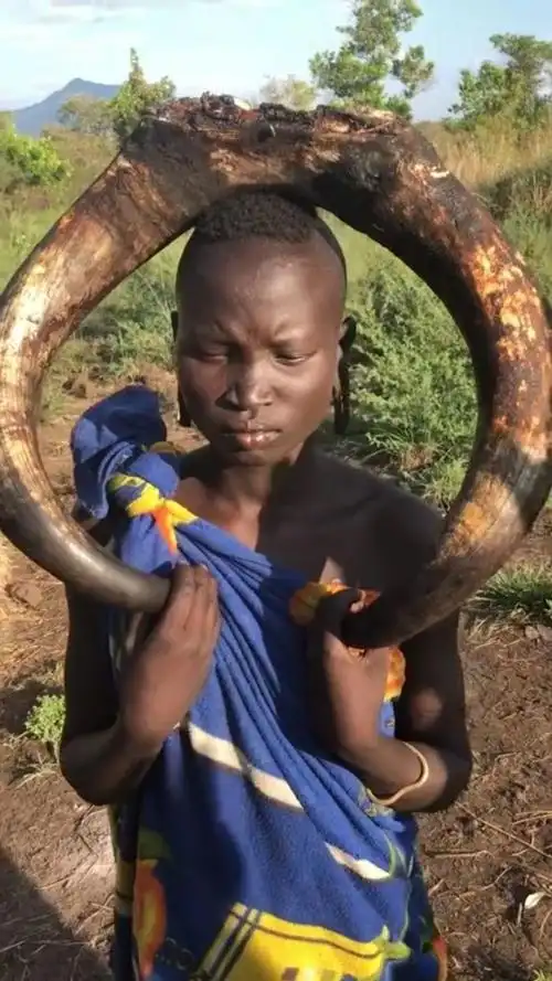 非洲野人部落的将士