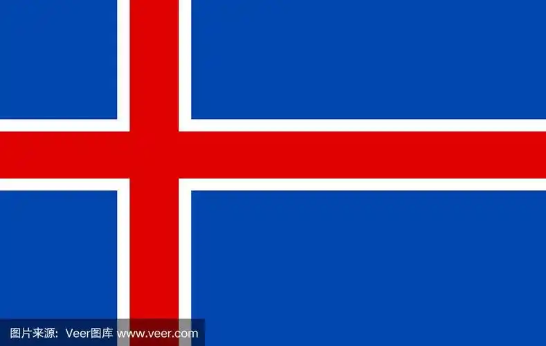 冰岛国旗的官方颜色和比例