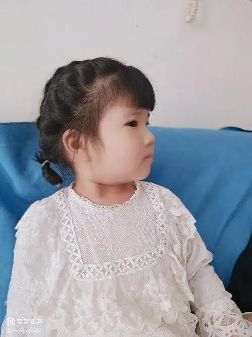晒萌娃,今天给她编了美美哒三股辫 - 百度宝宝知道