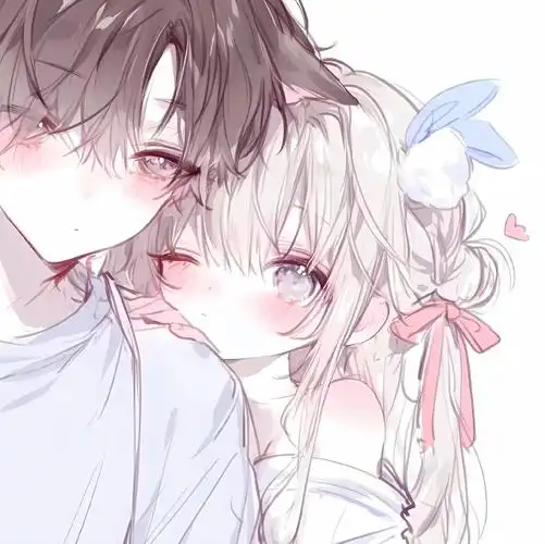 动漫头像|超甜情头|新鲜出炉的情侣头像 20