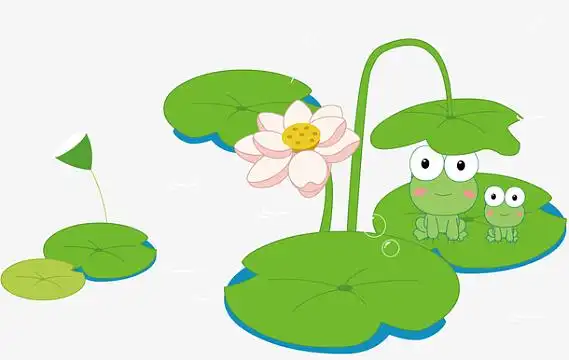 荷青蛙素材_荷青蛙图片元素-觅元素