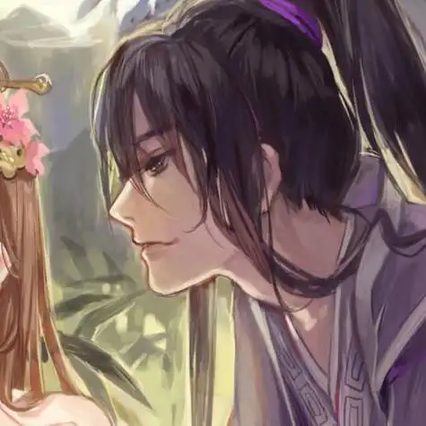 古风手绘情侣头像