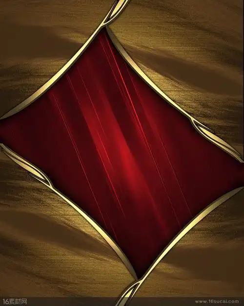 大气红色金边公告栏背景高清图片