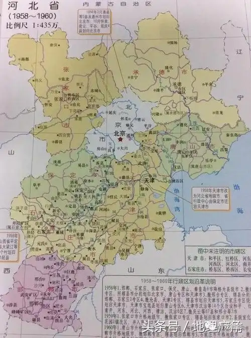 【历史】河北省政区变迁(1949-今)