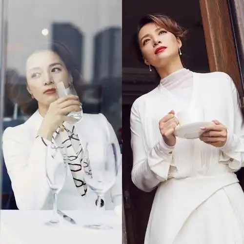 看了49岁董卿的穿搭,我悟了:穿裙不配丝袜,色不过三,优雅得体