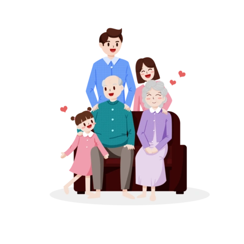 在家陪伴老人的晚辈,适当放下手中的手机,电脑,陪老人多聊聊天,听听