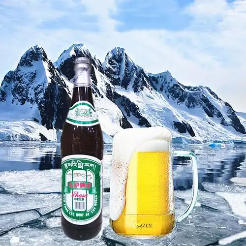 西藏拉萨啤酒628ml玻璃瓶装整箱国产精酿pk德国啤酒