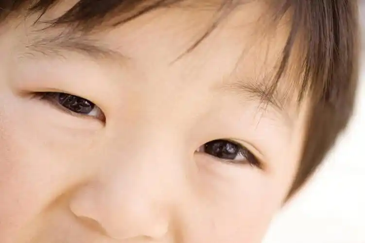 东方人,儿童,眼睛,微笑,纯洁,瞳孔,小孩,可爱,童年,童趣,眼部,生活