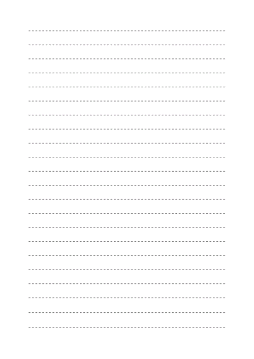 word最简单的横线信纸模板.doc