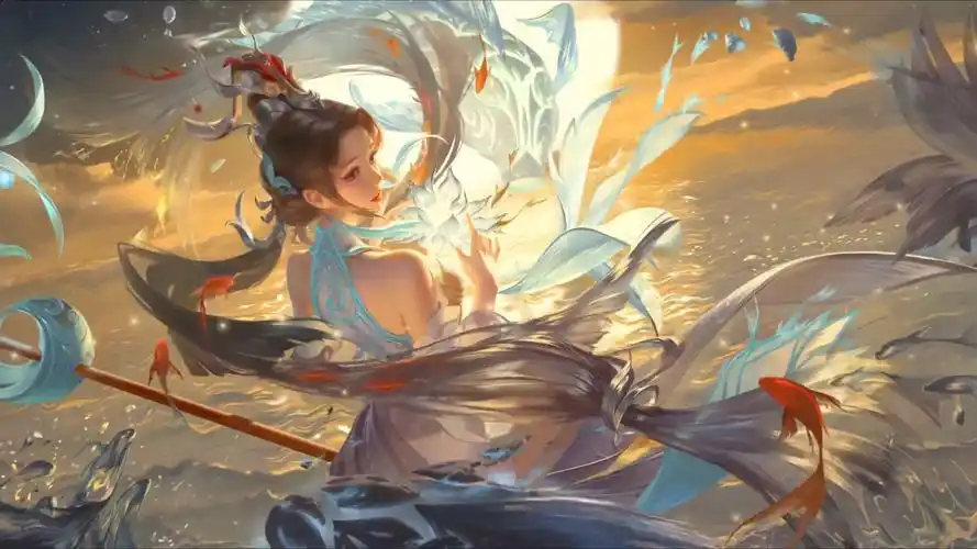 【小鱼儿】大乔白鹤梁神女动态图~_电子竞技热门视频