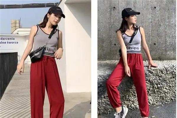 酒红色裤子配什么上衣?5种搭配都很好看哦!